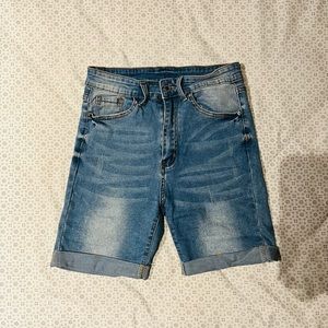 Denim shorts